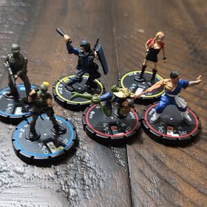 HeroClix Generics & Support Figure Lot SWAT Paramedics Soldiers Agents Hershey